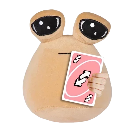 Sticker from the "Sad Pou" sticker pack