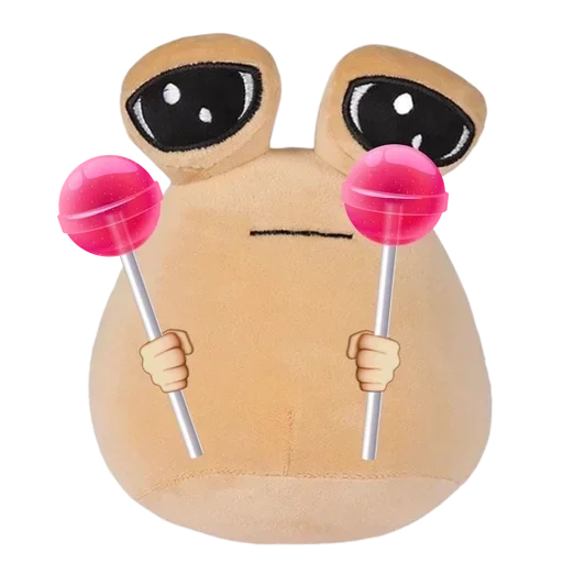 Sticker from the "Sad Pou" sticker pack