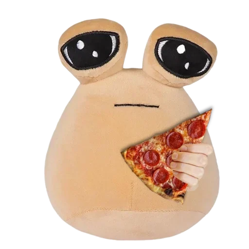 Sticker from the "Sad Pou" sticker pack