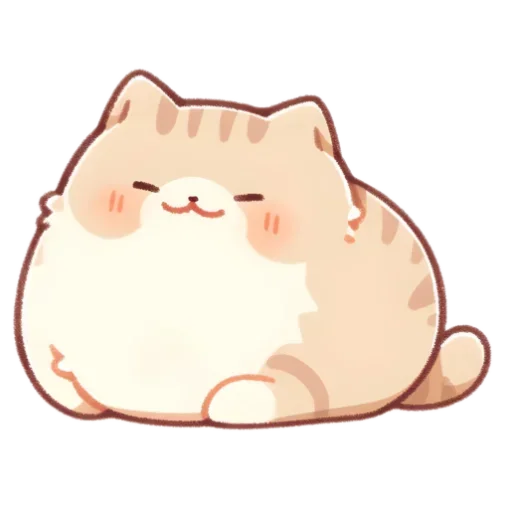 Sticker from the "Толстые коты" sticker pack