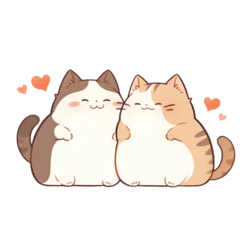 Sticker from the "Толстые коты" sticker pack