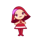 Sticker from the "Red Riding Hood" sticker pack