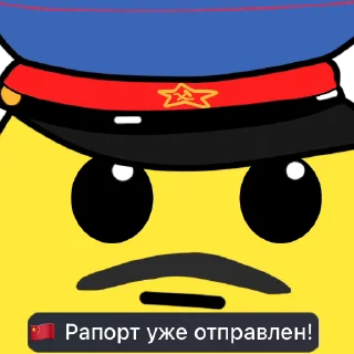 Sticker from the "Сучьи пчелы" sticker pack