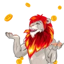 Sticker from the "SIMBA" sticker pack