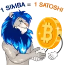 Sticker from the "SIMBA" sticker pack