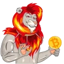 Sticker from the "SIMBA" sticker pack