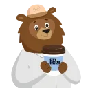 Sticker from the "Big Bear" sticker pack