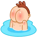 Sticker from the "Mr. Rosy Cheeks" sticker pack