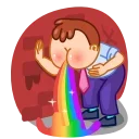 Sticker from the "Mr. Rosy Cheeks" sticker pack