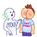 Sticker from the "Mr. Rosy Cheeks" sticker pack