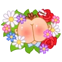 Sticker from the "Mr. Rosy Cheeks" sticker pack