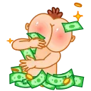 Sticker from the "Mr. Rosy Cheeks" sticker pack