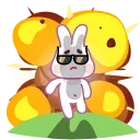 Sticker from the "Bunny" sticker pack