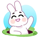 Sticker from the "Bunny" sticker pack