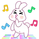 Sticker from the "Bunny" sticker pack