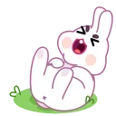 Sticker from the "Bunny" sticker pack