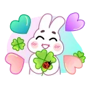 Sticker from the "Bunny" sticker pack