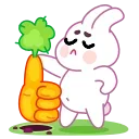 Sticker from the "Bunny" sticker pack