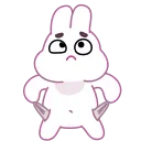 Sticker from the "Bunny" sticker pack