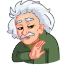 Sticker from the "ALBERT EINSTEIN" sticker pack