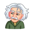 Sticker from the "ALBERT EINSTEIN" sticker pack