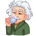 Sticker from the "ALBERT EINSTEIN" sticker pack