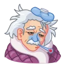 Sticker from the "ALBERT EINSTEIN" sticker pack