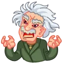 Sticker from the "ALBERT EINSTEIN" sticker pack