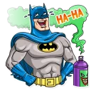 Telegram sticker pack "Silver Age Batman"