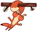 Sticker from the "Red Squirrel" sticker pack