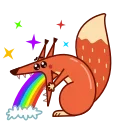 Sticker from the "Red Squirrel" sticker pack