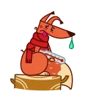 Sticker from the "Red Squirrel" sticker pack