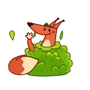 Sticker from the "Red Squirrel" sticker pack