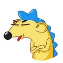 Sticker from the "Ned the Hedgehog" sticker pack