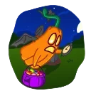 Sticker from the "Pumpkins" sticker pack