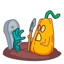 Sticker from the "Pumpkins" sticker pack