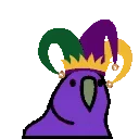 Sticker from the "Party Parrot Animated 2" sticker pack