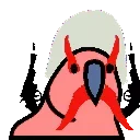 Sticker from the "Party Parrot Animated 2" sticker pack