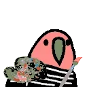 Sticker from the "Party Parrot Animated 2" sticker pack