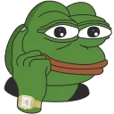 Sticker from the "Pepe animated" sticker pack