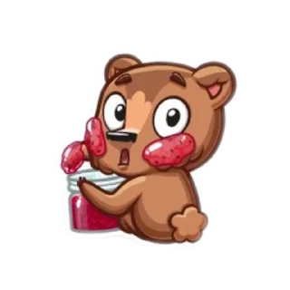 Telegram sticker pack "Мишки🐻"