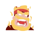 Sticker from the "Clash royale" sticker pack