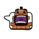 Sticker from the "Clash royale" sticker pack