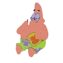 Sticker from the "Patrick | Sponge bob Square pants" sticker pack