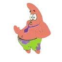 Sticker from the "Patrick | Sponge bob Square pants" sticker pack