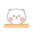 Sticker from the "TuaGom Puffy Bear" sticker pack