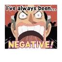 Sticker from the "One Piece" sticker pack