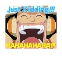 Sticker from the "One Piece" sticker pack