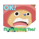 Sticker from the "One Piece" sticker pack