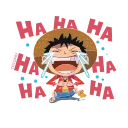 Sticker from the "One Piece" sticker pack